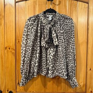 H&M Animal Print Blouse